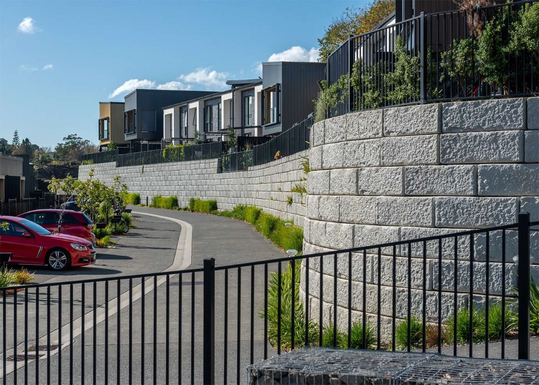 DuraPanel Titan wall - Fencing & Retaining Walls Christchurch project